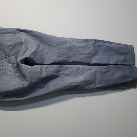 Gap 1969 jeans women's size 28 size 6R size 6 blue cream maternity front elastic - Picture 8 of 12